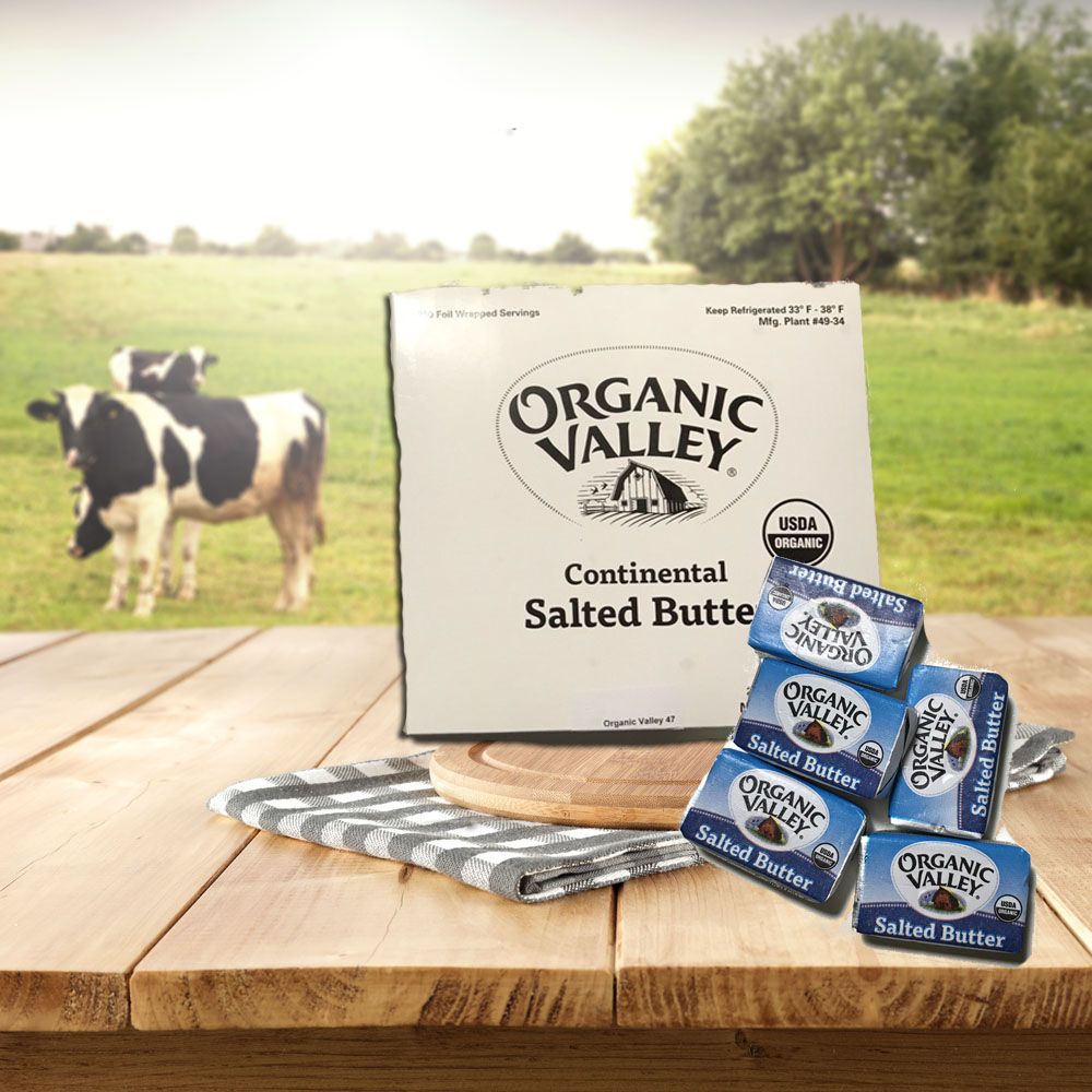 Organic Valley 有機有鹽小奶油200入裝